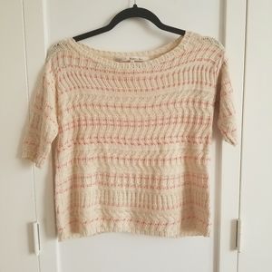 Knited top short sleeve